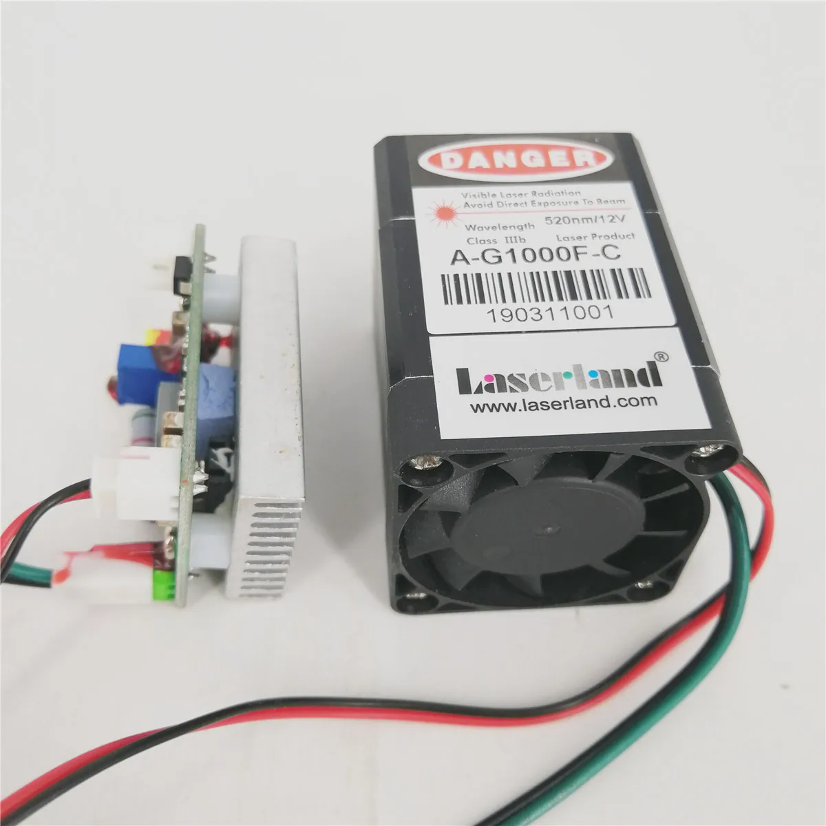 Зеленый диодный лазерный модуль 520nm 1 Вт для комнаты рассеивания дома с