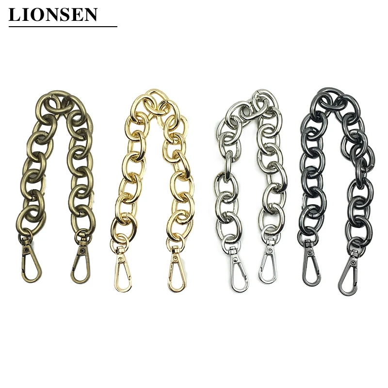 Сменная металлическая цепочка Lionsen 30 см для ручной сумки сумочки античная бронза
