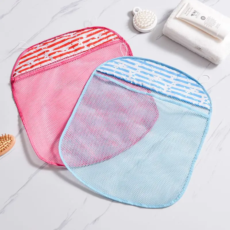1pc Baby Mesh Toy Bag Doll Suction Bathtub Organizer Bath Toy Baby Net Bags Children's Bathtub Play Toy Storage Bags