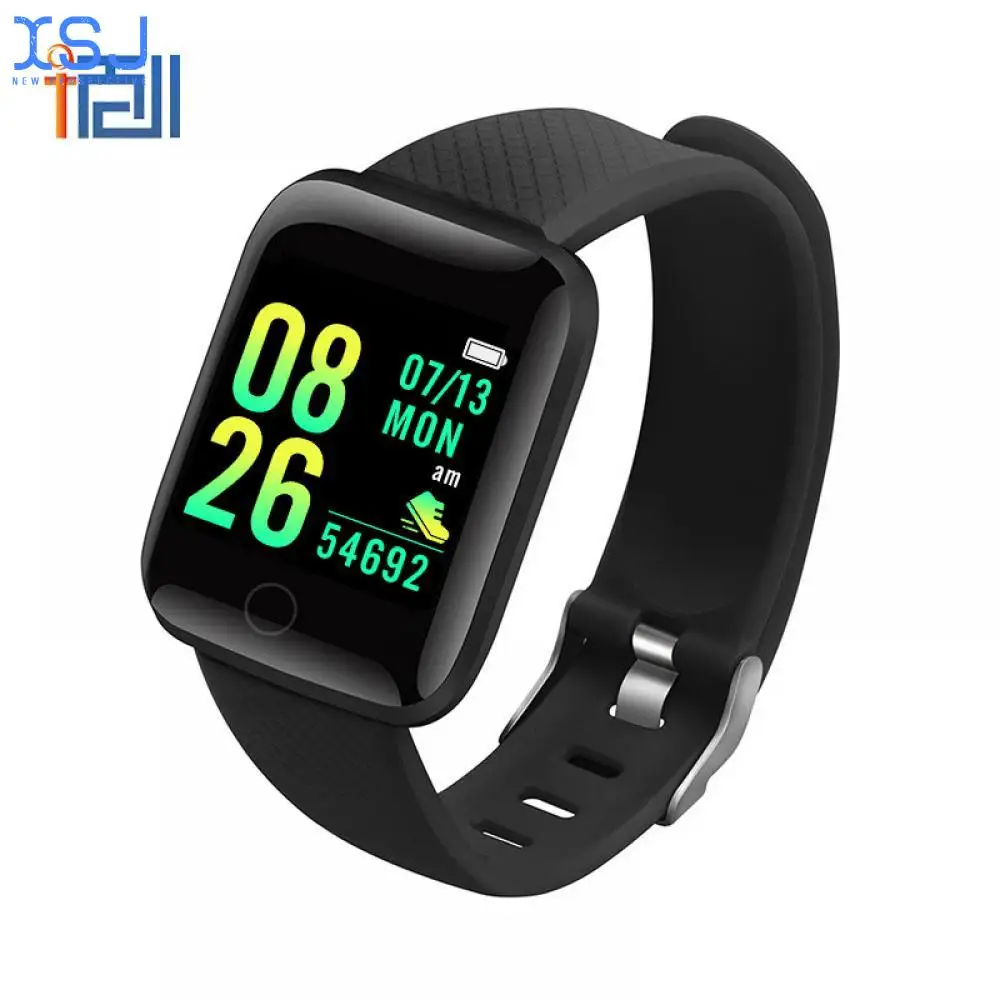 

Smart Bracelet Movement Bracelet D13 Color Screen Bracelet Movement Meter Step Bluetooth Reminder Heart Rate and Blood Pressure