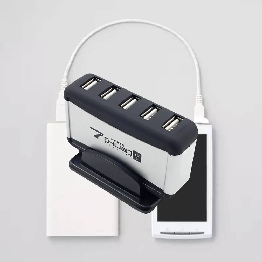 Вертикальный разветвитель usb-хаб с 7 портами, внешний разветвитель 480 Мбит/с, не подходит для Mac OS X