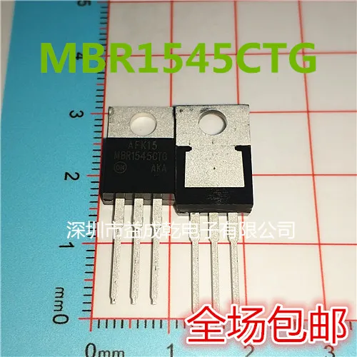 Бесплатная доставка MBR1545CT MBR1545CTG TO-220 45 В/15 а 10 шт.