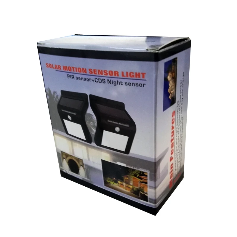 

PIR Motion Sensor LED Solar Light Outdoor Solar Lamp Sensor Wall Light Waterproof Solar Powered Sunlight for Garden Decoration