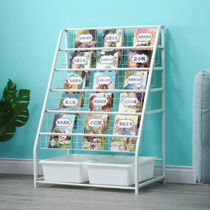 Детская книжная полка детская книга с рисунками железная стойка для хранения