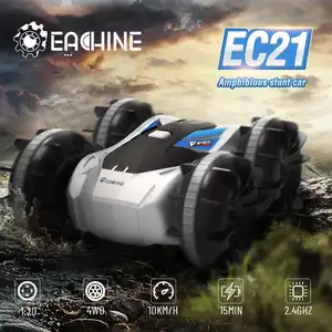 Радиоуправляемая машинка-амфибия Eachine EC21 2 в 1, дрифт с радиоуправлением, режим лодки, 4WD, 120 ГГц, дистанционное управление, автомобили, игрушки для взрослых и детей