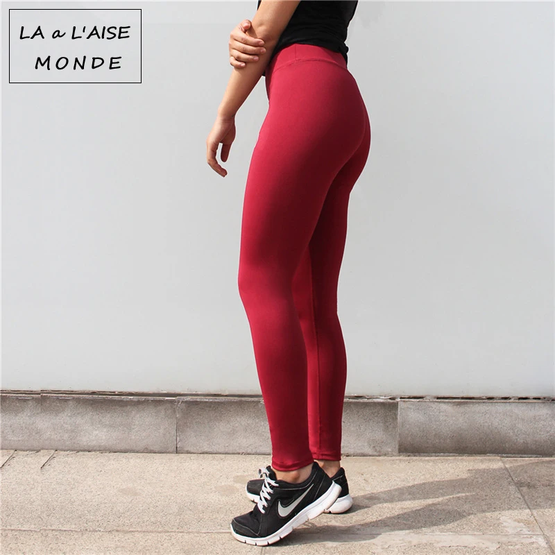 Спортивные Леггинсы с высокой талией женские эластичные леггинсы для фитнеса