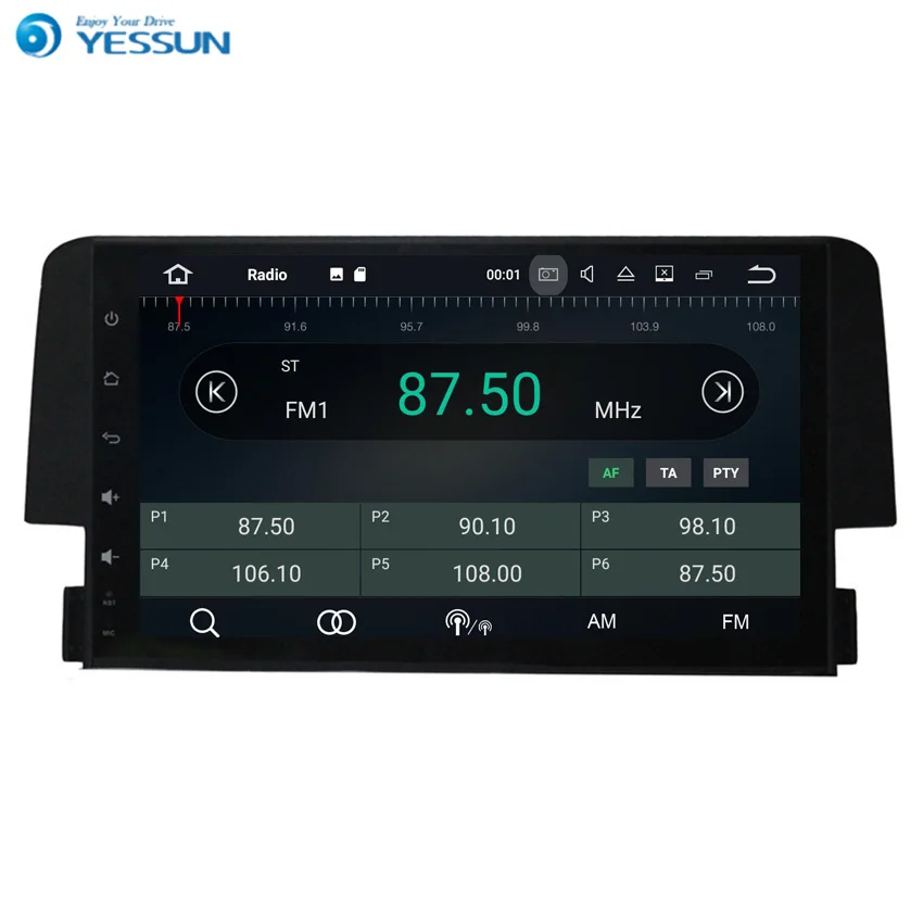 

Yessun For Honda Civic 2016~2017 Android 6.0 Multimedia Player System Car Radio Stereo GPS Navigation Audio Video No DVD
