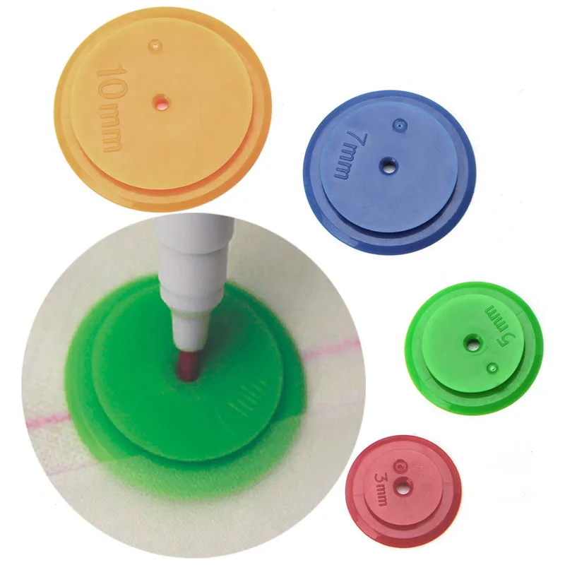 

4PCS Patchwork Parallel Wheel DIY Stright Curve Line Tailor Sewing Scribing Tool E56E