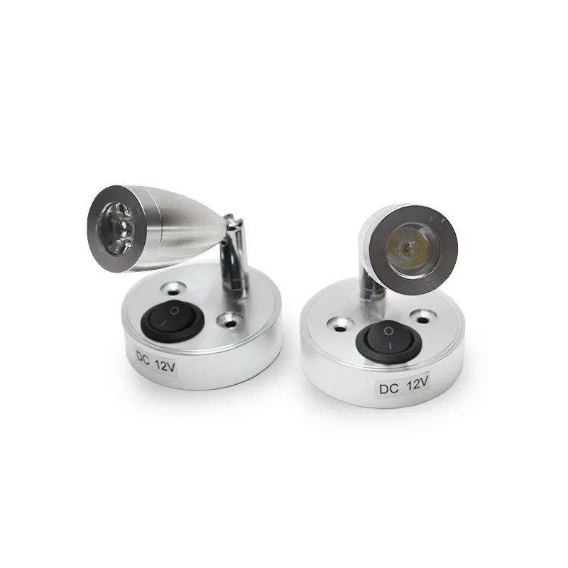 

Bedroom lamp 3w wall lamp bedroom with switch and USB plug deck rechargeable light