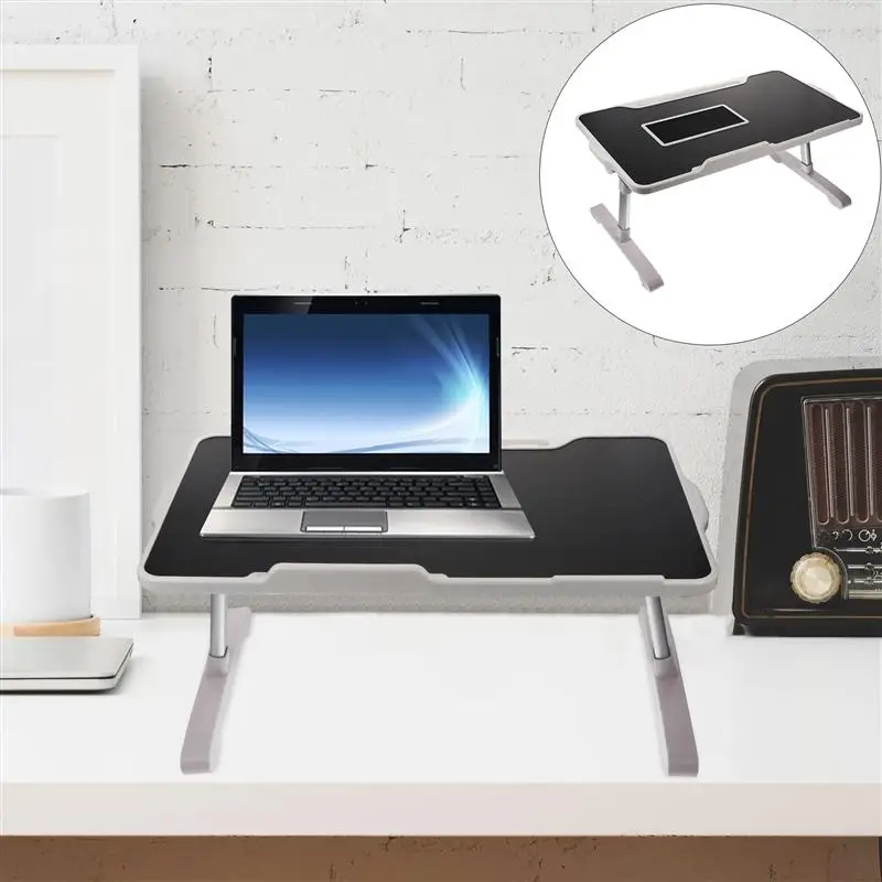 

1pc Simple Adjustable Computer Desk Portable Folding Desk Folding Laptop Desk