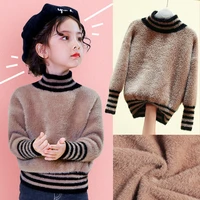 comfortable winter spring autumn sweater warm kids girl plus velvet thicken outfits baby boutique toddler children high quality