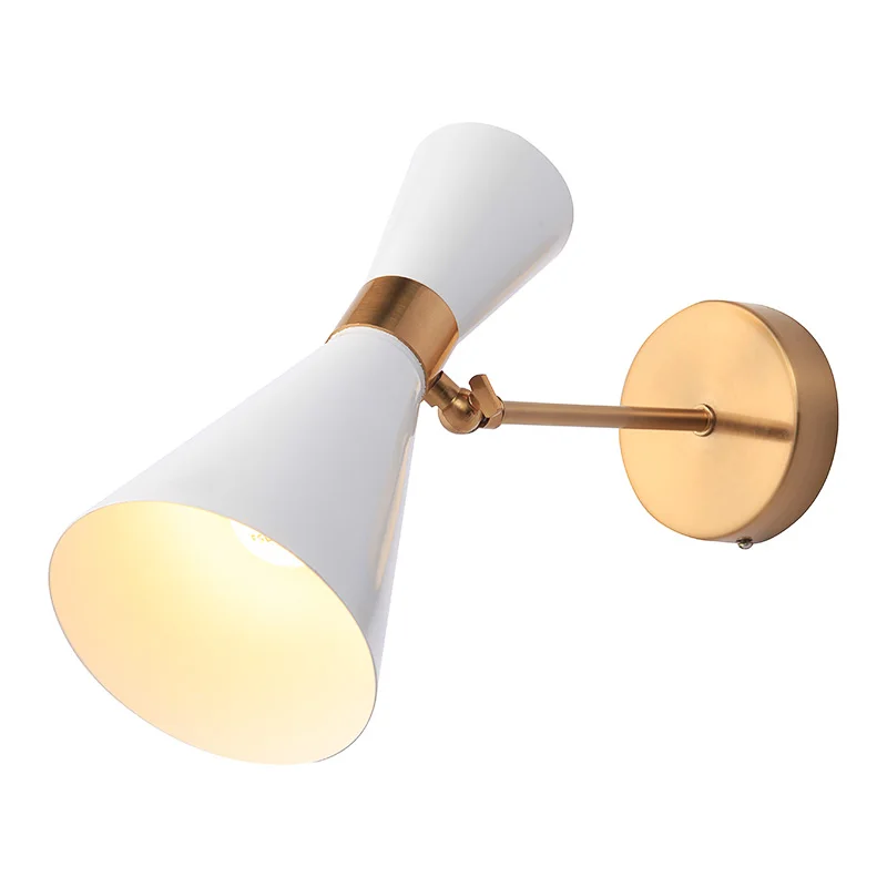 Простой креативный внутренний светильник настенный скандинавский черный или