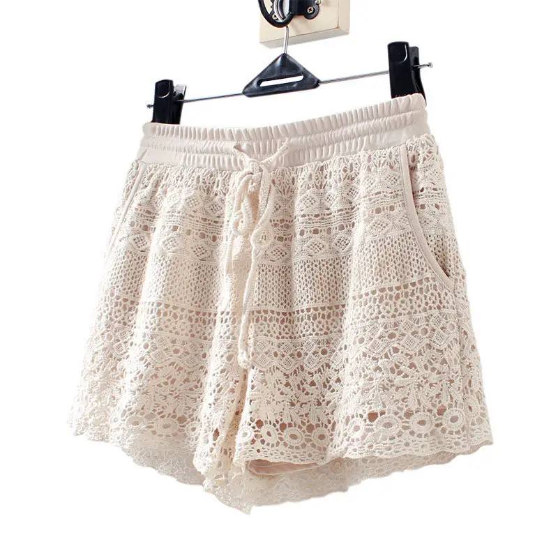 

Women's summer student 2021 new loose and casual high waist elastic three-part pants