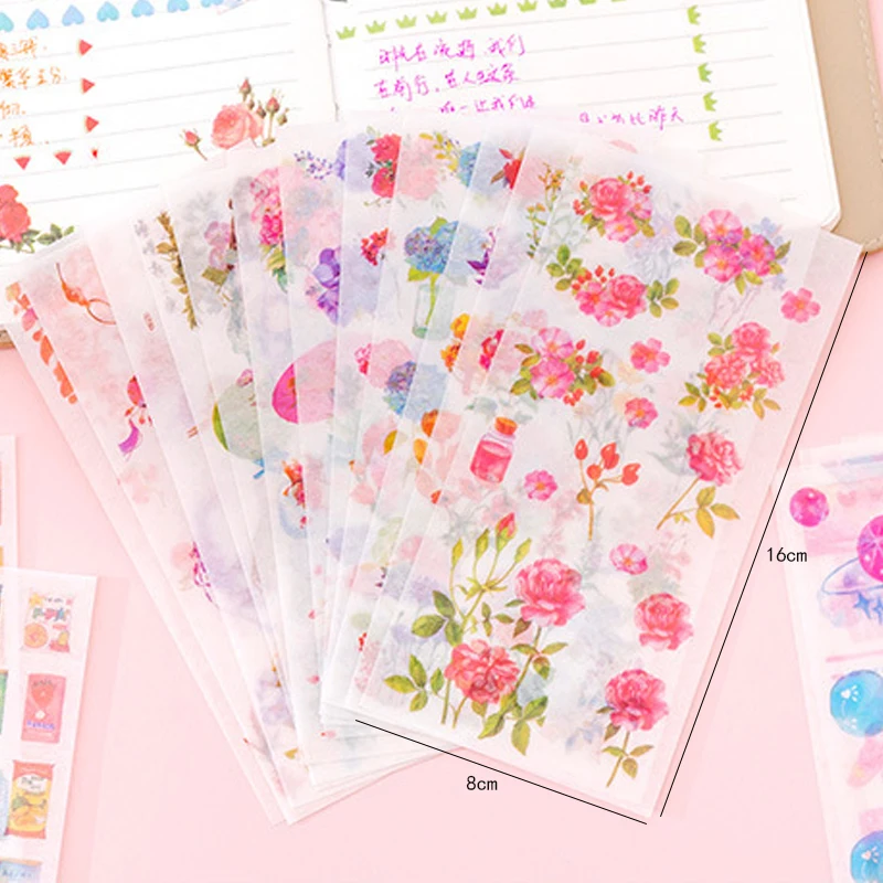 20 упак./лот милое для маленьких девочек серия прозрачный стикер Лидер продаж