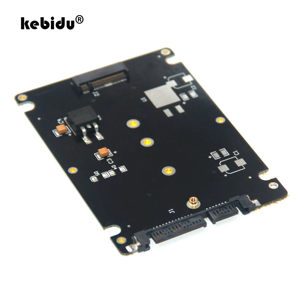 Kebidu M.2 NGFF SSD на 2 5 SATA 22Pin адаптер карты с корпусом M2 твердотельный жесткий драйвер