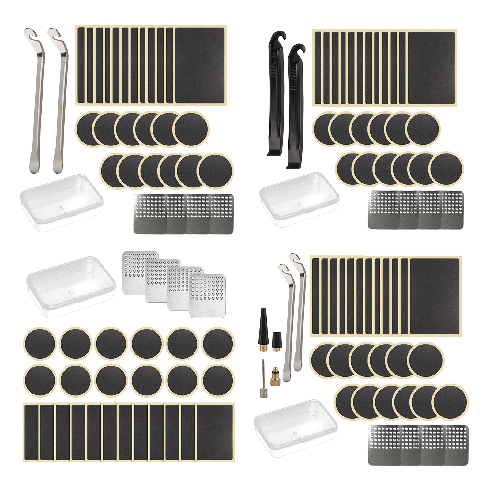 Набор клеевых накладок для ремонта проколов велосипедных шин клейкие накладки и