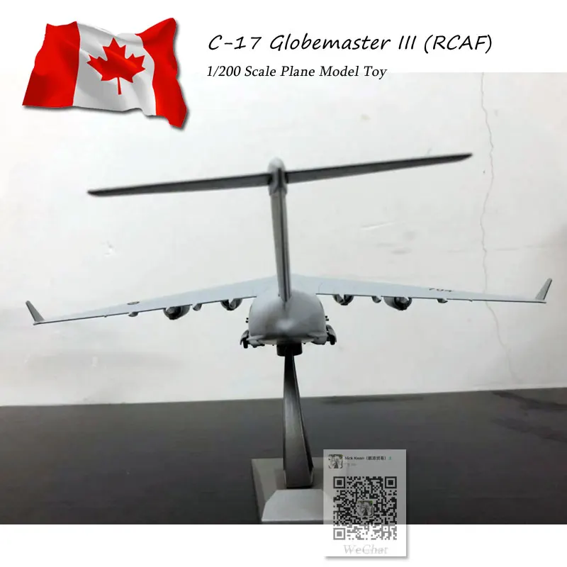 AMER 1/200 военная модель игрушки Canda RCAF C17 C-17 Globemaster III транспортер литой металлический самолет модель игрушки для сбора/подарка