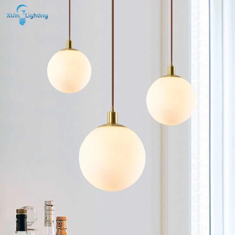 Скандинавские подвесные светильники золотого цвета Современная светодиодный