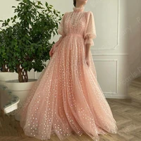 haute dubai glitter prom dresses 2021 tulle couture arabic wedding graduation dress prom dresses party night vestido de festa