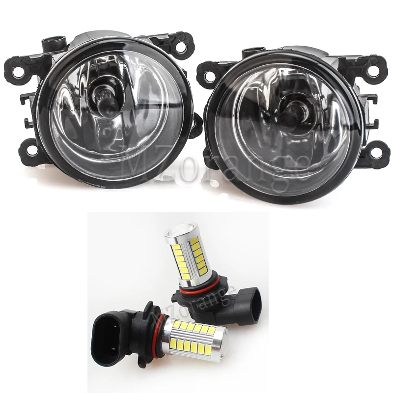 LED fog lights Для Ford для Focus MK2 противотуманный светильник s для ford для focus 3 светодиодный головной светильник для Ford Fusion Fiesta Transit 2001- противотуманный светильник противотуманная фара - Цвет: LED fog lights