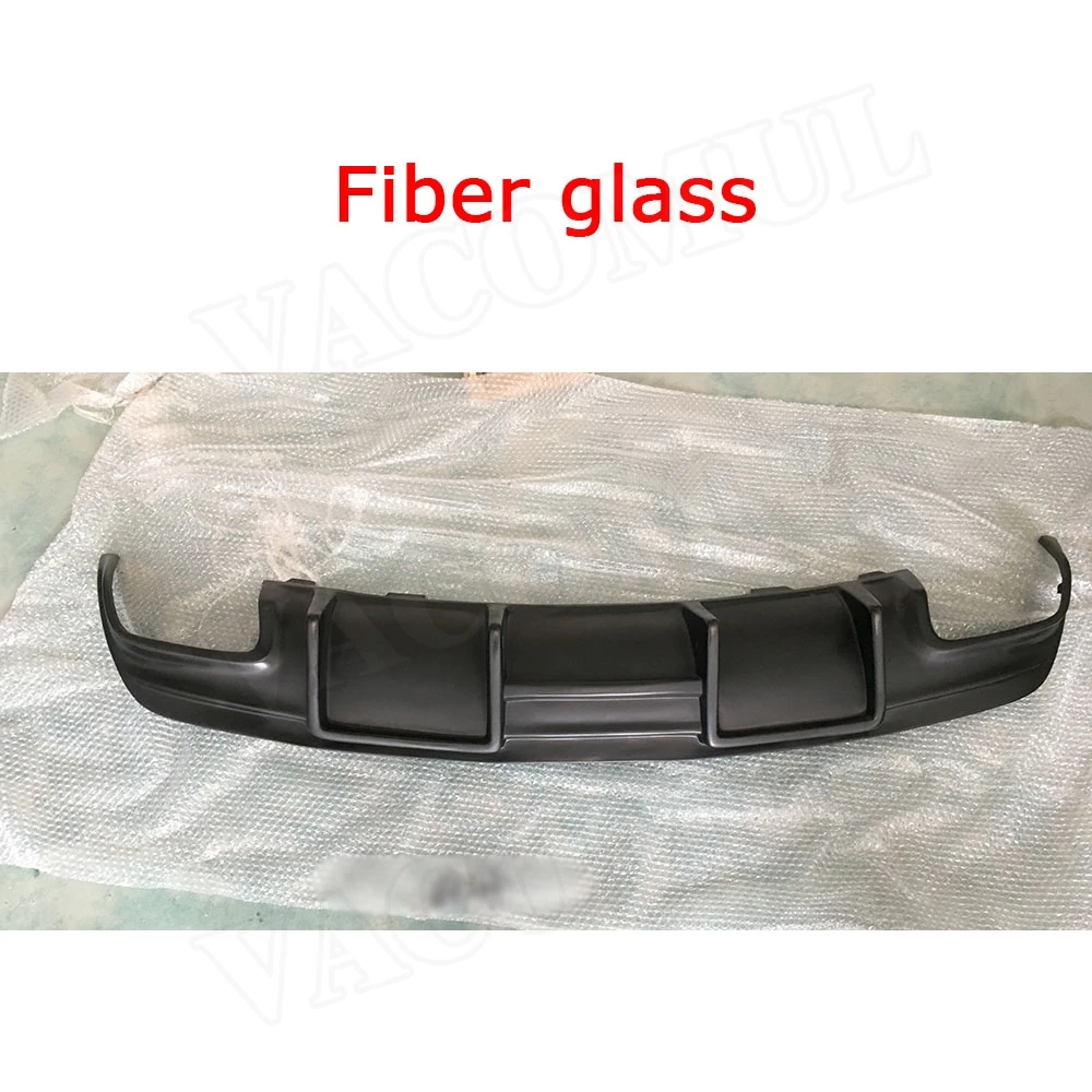 FRP Black CLA класс углеродного волокна задний спойлер диффузор для Benz W117 CLA200 CLA250 CLA260 CLA45 2013- с 4-выпускной бампер - Цвет: FRP Black