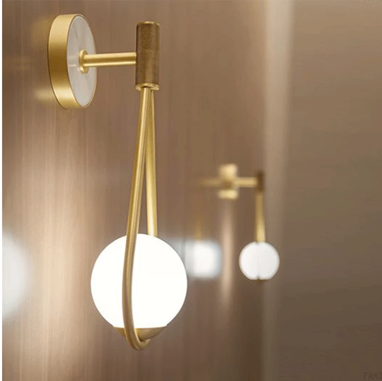 

Sconces Creative Luxury Indoor Living Room Crystal Wall Lamp Bedside Lamp Led Post Modern Classic Hotel Aisle Corridor Light