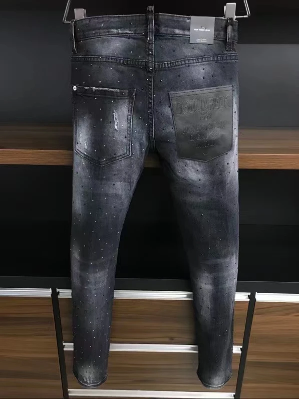 2021 модные трендовые патчи Dsquared2 с рисунком в горошек мужские мотоциклетные