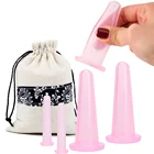 4 шт. силиконовые присоски антицеллюлитный массаж тела для ухода за кожей лица присоски Вакуумная присоска чашка для терапии набор массажных банок уход за кожей лица для баночной терапии