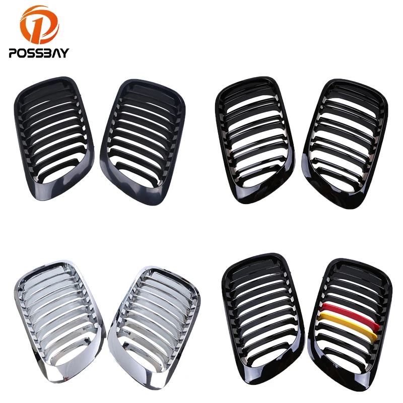 Передняя ножевая решетка posbay ABS гоночные грили для BMW 3 Series E46 318Ci/320Ci/323Ci/325Ci Cabrio 2000