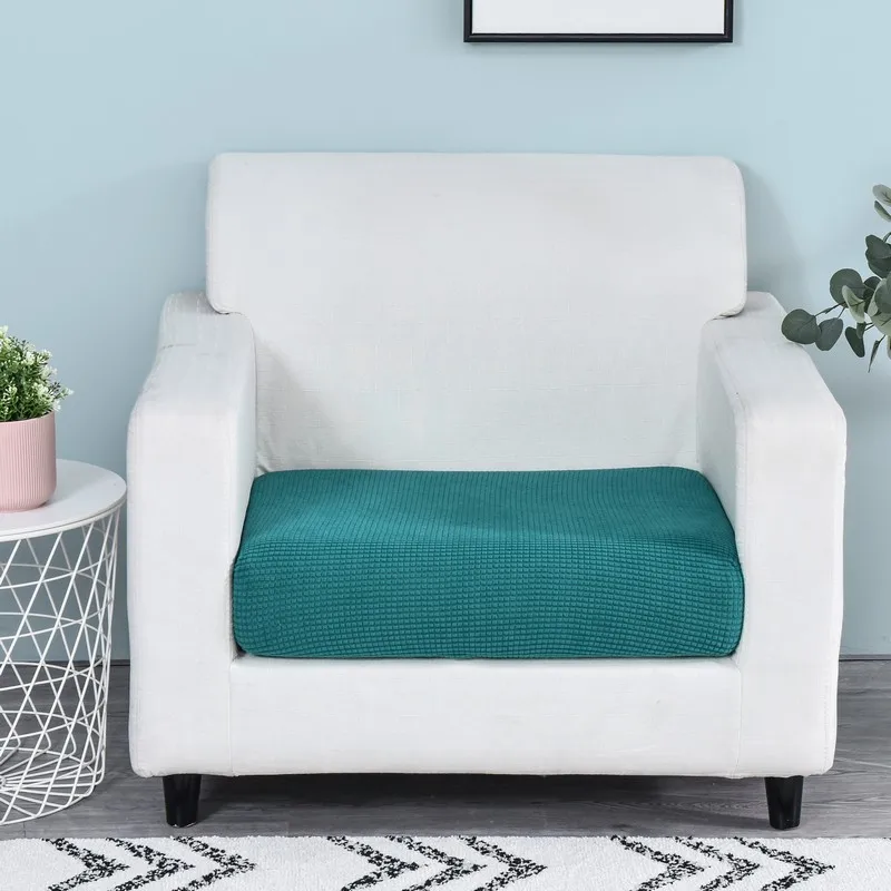 

1/2/3/4 Sofa Cover Polar Fleece Fabric Sofa Seat Cushion Cover Solid Colors Cushion Cover Big Elasticity Removable sofa covers