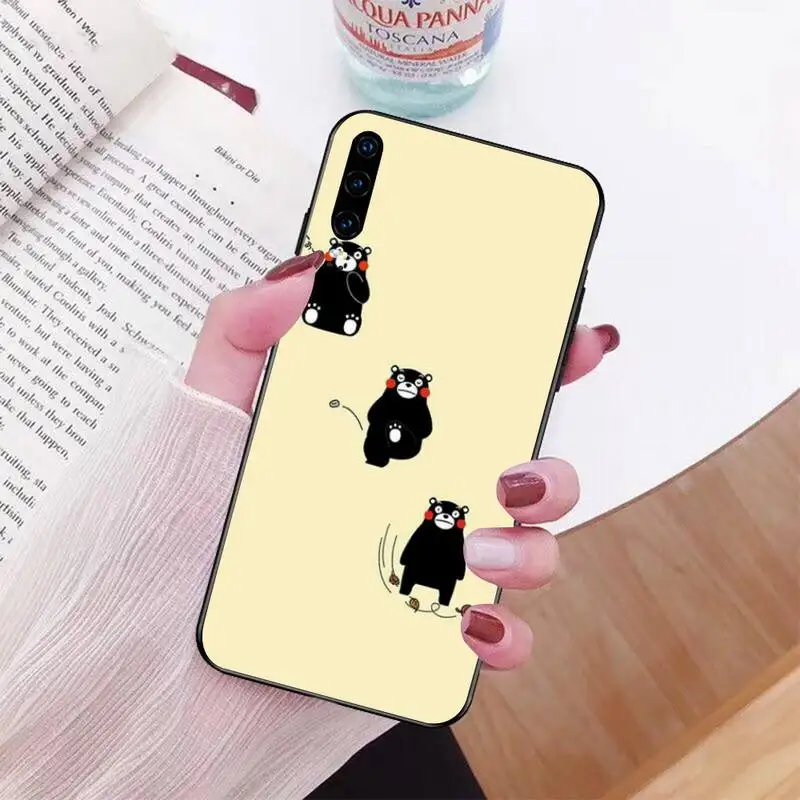 Мягкий силиконовый чехол для телефона PENGHUWAN из ТПУ с японским кавайным медведем