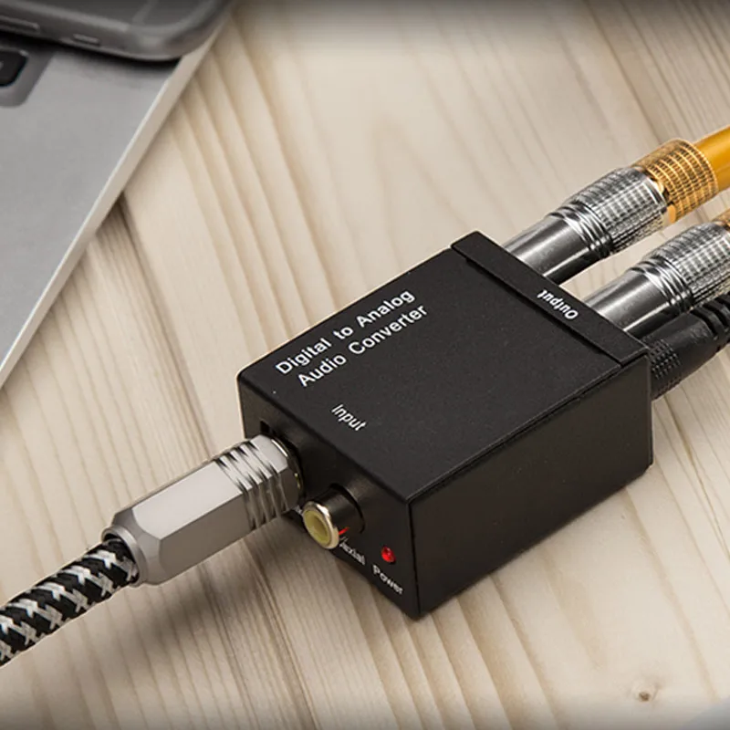 1 шт. EDD Цифровой оптический коаксиальный Toslink аудио аналоговый L/R RCA конвертер