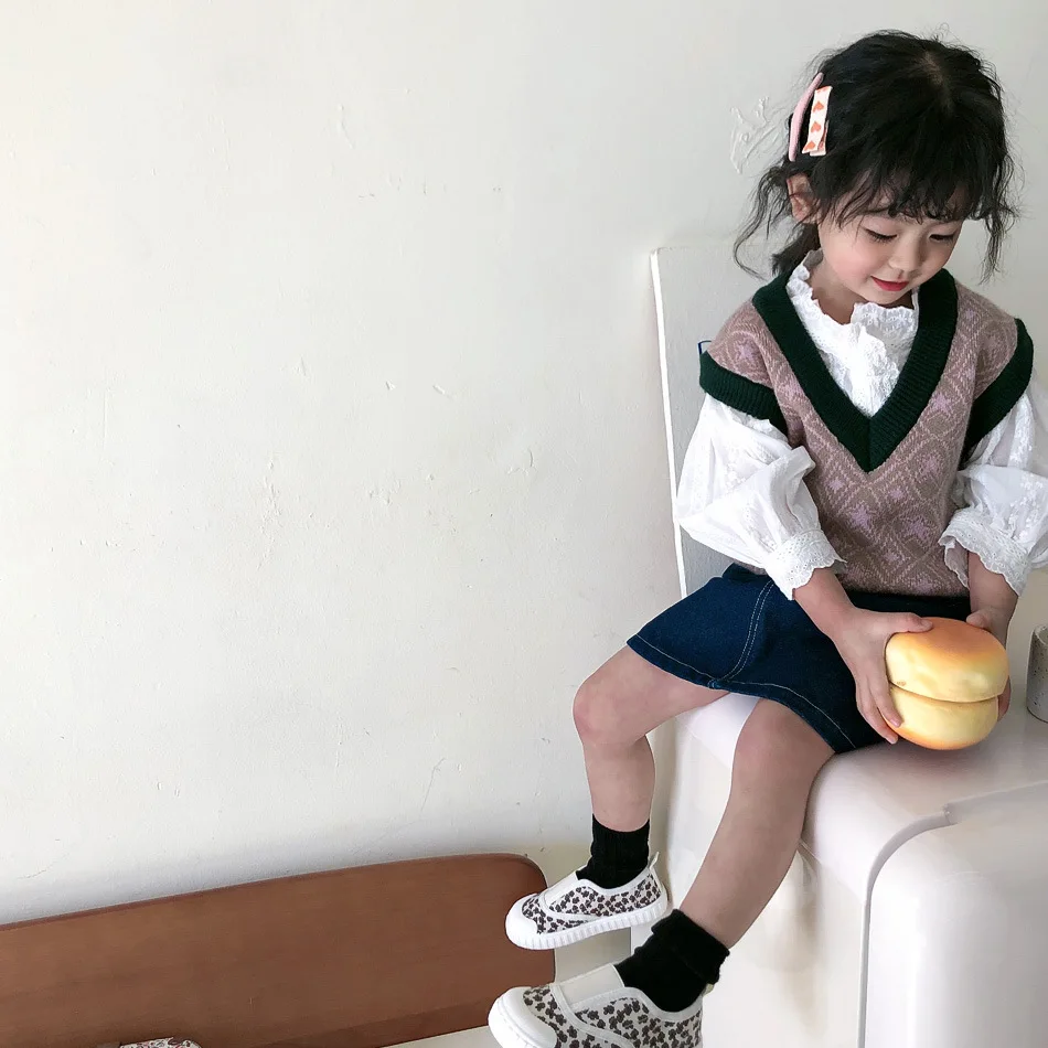 Весна 2021 новинка детская одежда Мягкий трикотажный жилет для - Цена: 1805.65