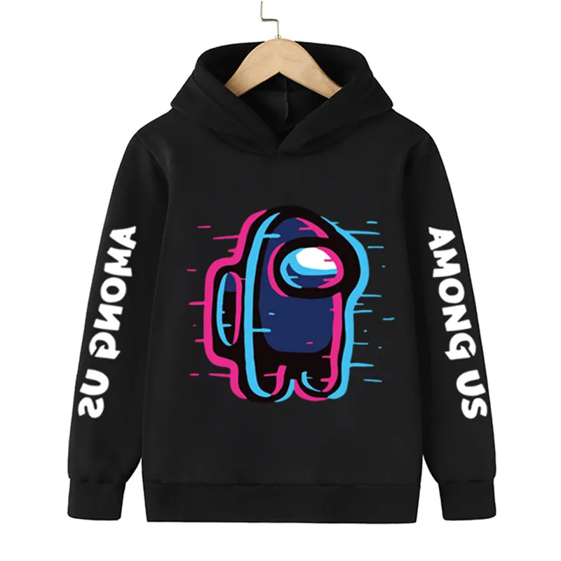 

Новый стильный свитер, детская одежда из США, свитер с капюшоном, верхняя одежда в стиле аниме, модная Детская осенняя одежда