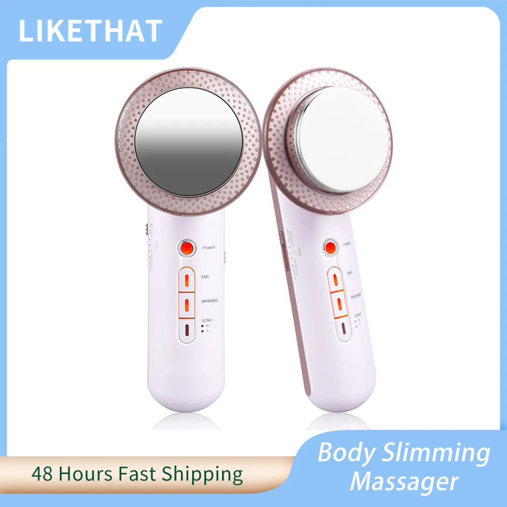 

LIKETHAT Body Slimming Massager 3 in 1 Ultrasonic Infrared EMS Face Body Skin Firming Beautifying Cavitation Machine Massager