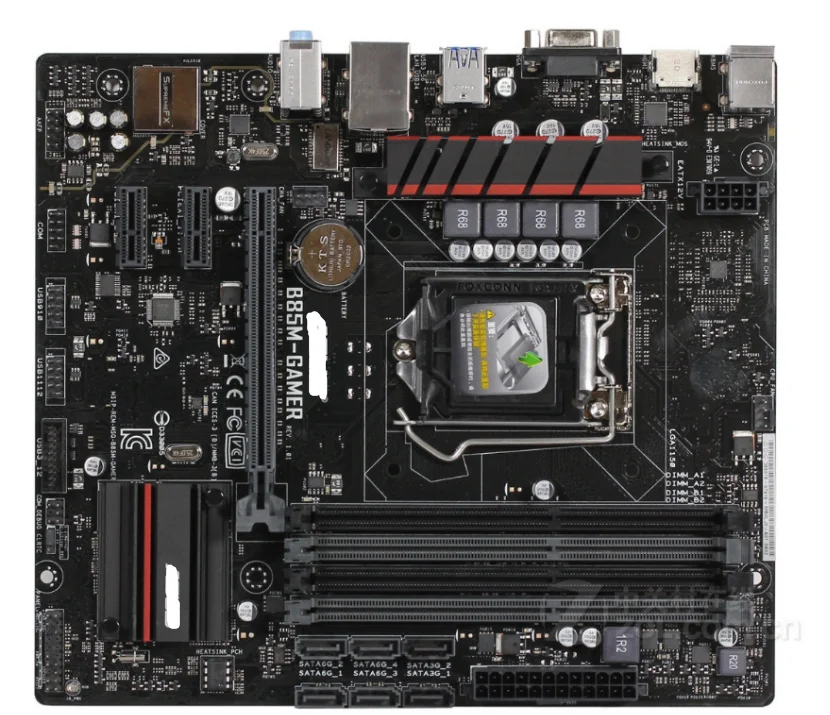 

B85M-GAMER DDR3 LGA 1150 B85 б/у десктопная материнская плата 32 Гб USB2.0 USB3.0 для I3 I5 I7 CPU материнская плата