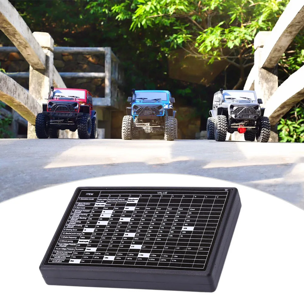 Водонепроницаемый бесщеточный двигатель RC программатор ESC программируемая