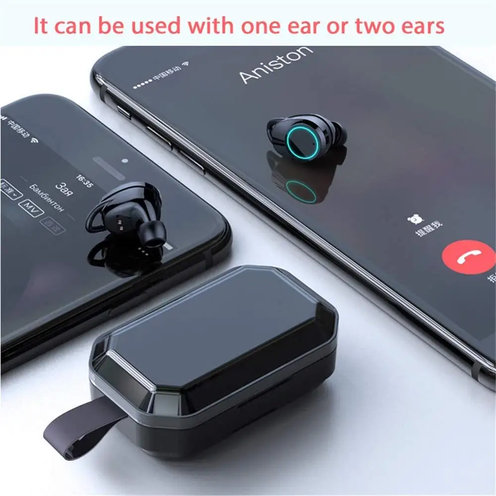X6 наушники вкладыши TWS Мини Bluetooth 5 0 шумоподавление HIFI Басс гарнитура