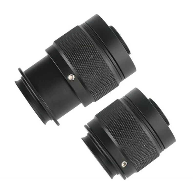

Adapter Lens Focus 1X Adjustable Camera Installation C Mount Adapter for Type Trinocular Stereo Microscope