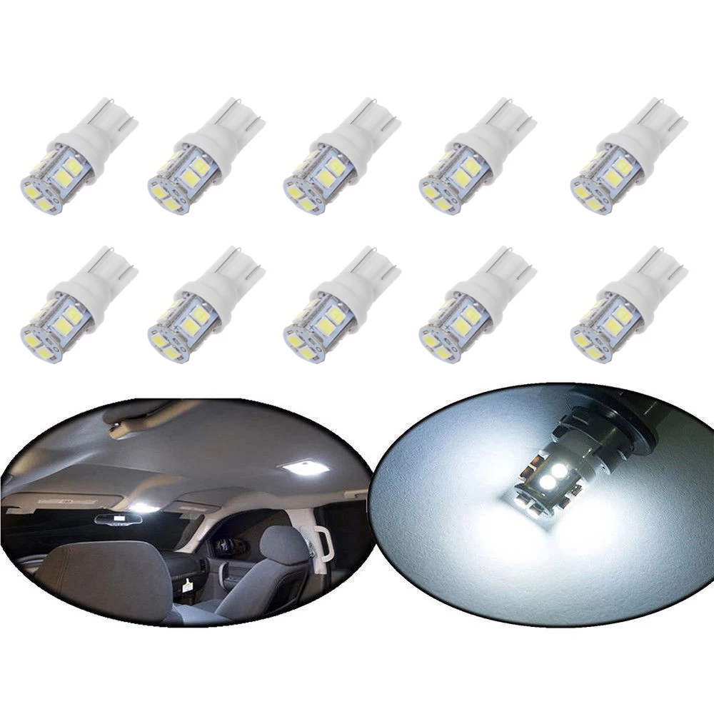 1 шт. Супер Белый светодиодный лампы для автомобилей Клиренс клиновидный