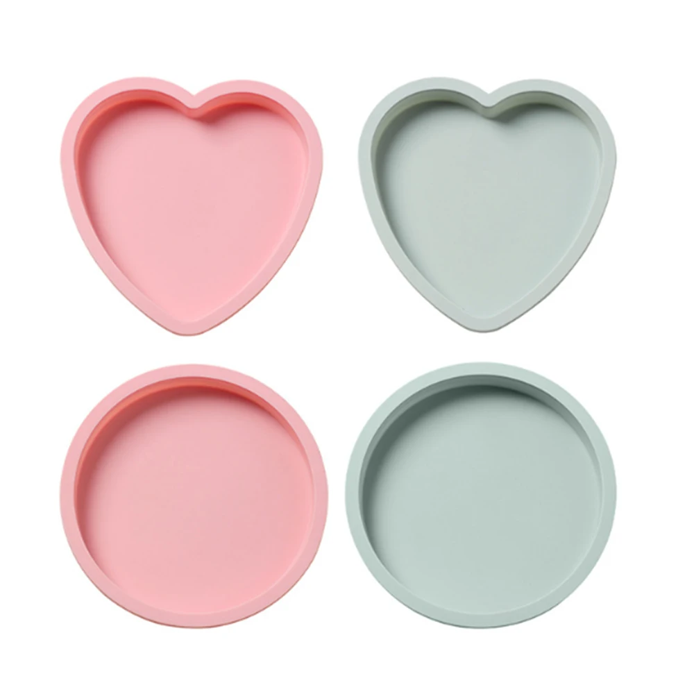 6-дюймовая силиконовая форма для выпечки торта круглая муссов хлеба поддон