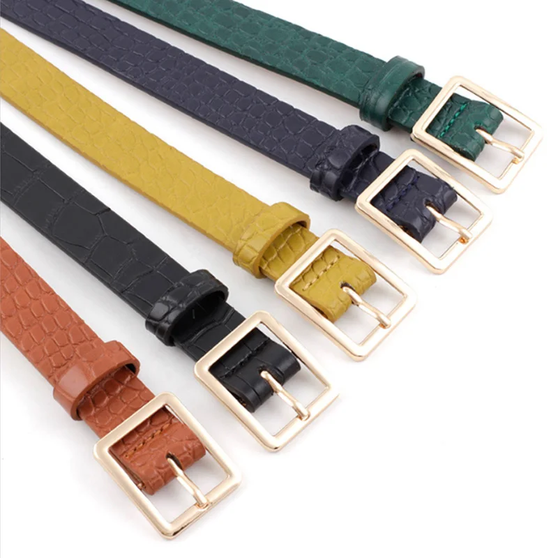 Ремень с крокодиловым узором Женский Модный Универсальный декоративный пояс