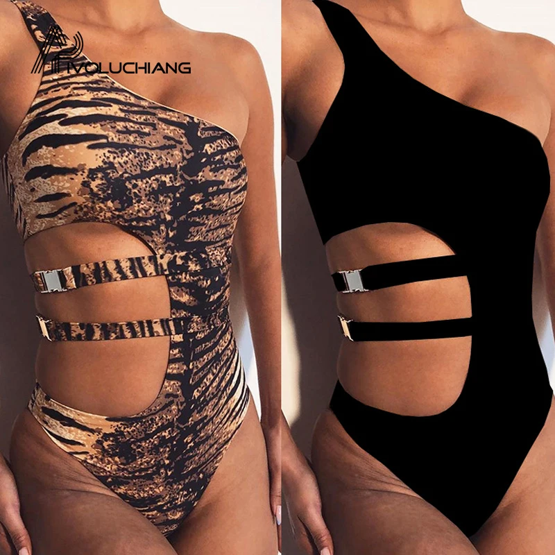 Сексуальный сдельный купальник с леопардовым принтом боди для женщин на одно