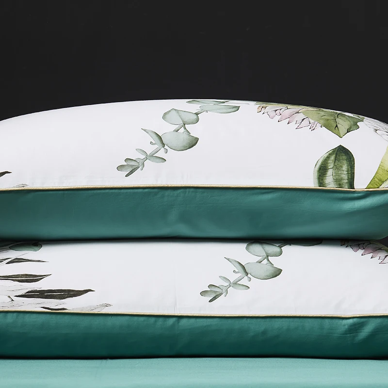 

LUXURY 600TC EGYPTIAN COTTON EUROPEAN FLOWERS PRINT BEDDING SETS FULL QUEEN KING SIZE DUVET COVER PILLOWCASE FLAT SHEET SET #/