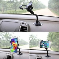 new car bracket holder auto black rearview mirror 360 rotation gps mobile phone holder stand for xiaomi iphone car accessories