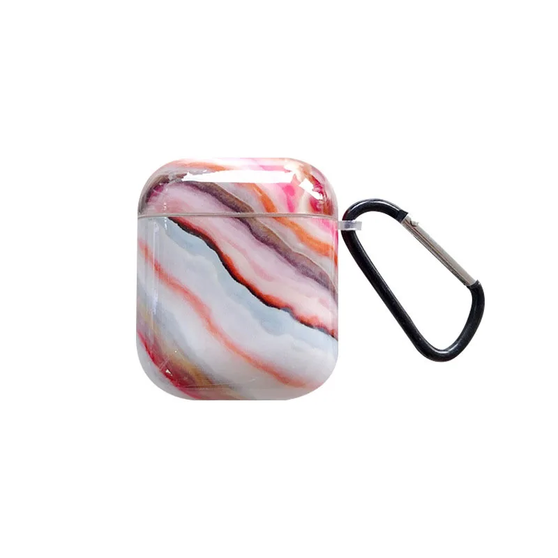 

For Apple AirPods 1/2 Pro Luxury Marble Earphone Case Hard Headphones Cases For AirPod 1/2 Pro Charging Box Protective Cover