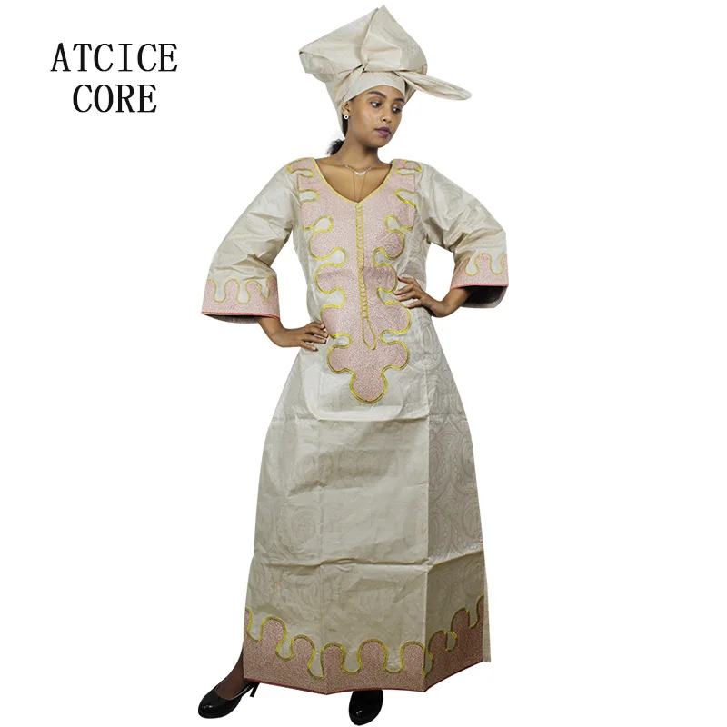 Африканские платья для женщин бесплатная доставка африканская ткань BAZIN RICHE