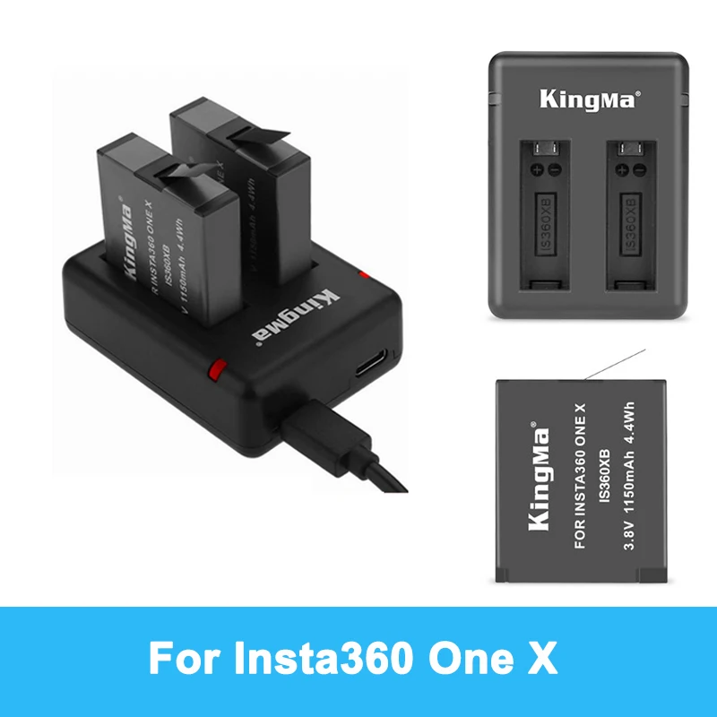 Зарядка для Insta360 onex зарядное устройство Один X заряжаемый аккумулятор +