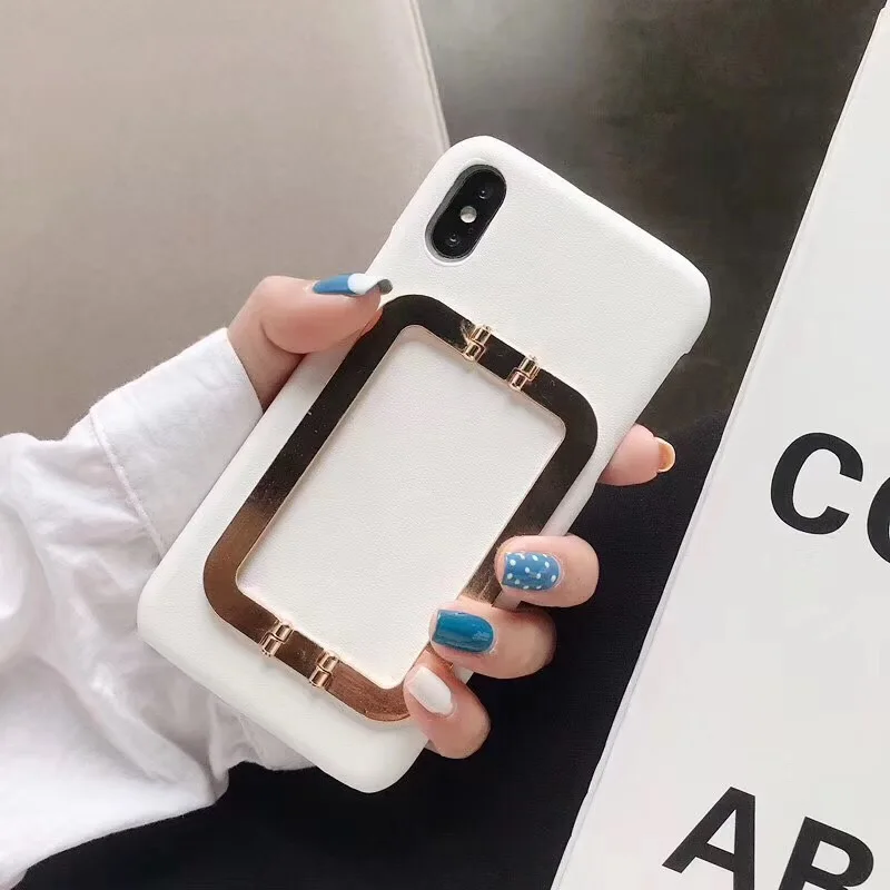 Новый Популярный Золотой металлический ремешок для телефона кожаный роскошный