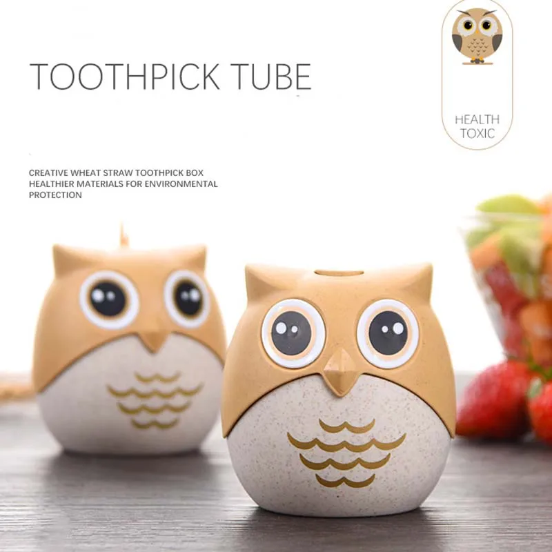 Держатель Для Зубочисток контейнер пшеничной соломы для домашего обеденного